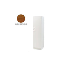 iperbriko Armadio componibile per Camera 1 Anta Noce Antico Cm 45x60xH 180