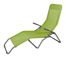 VERDELOOK Lettino Basculante Riccione 94x58x82 cm, Verde, per arredo Esterni e Giardino
