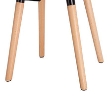 WOLTU BH120sz-6 Set di 6 Sedie da Cucina con Schienale Poltroncina Moderna in Tessuto di Lino Nero