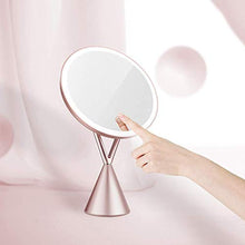 PYROJEWEL. Specchio da Tavolo Specchio cosmetico con Il Desktop Lampada LED 5X riempimento Lente di ingrandimento del Desktop Luce a LED Specchio Xuan - Una Visita Vale la Pena