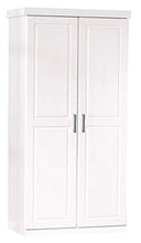 KIT ARMADIO 2 ANTE PINO MASSELLO 95X55X190H LACCATO BIANCO