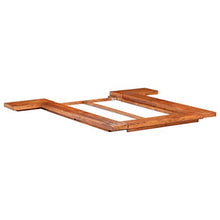 SKM Giroletto Futon Giapponese in Legno Massello Acacia 120x200 cm