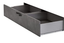 Composad | Cassettone per Letto della Linea LAFABRICA LT2102 e LT2103 Cassetto Contenitore, Cassettone, Dimensioni (LxAxP) 191x34,8x56,5 cm, Colore Grigio Tadao, Made in Italy