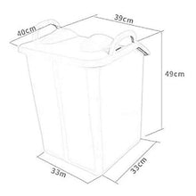 YLL Canna per pediluvio Pieghevole Massaggi Schiuma Bucket, Accresciuta di Plastica Portatile Pediluvio Benna 33 * 33 * 49 Centimetri (Color : Blue)