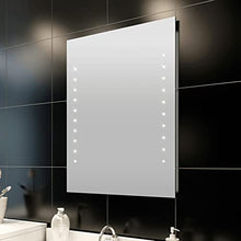 vidaXL Specchio da Bagno con Luci a LED Bianco Interni Casa Specchiera Trucco