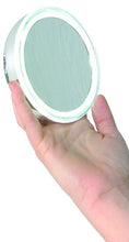 Enzo Rodi 411610 - Specchio a LED con morsetto Alimos, diametro 10,5 cm, colore: Cromato