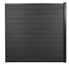 Mendler Frangivento 2X Pannelli Privacy Sarthe WPC Alluminio Premium 375cm Antracite