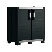 Keter Garage Armadio XL Basso, Resina, Nero, Bajo