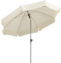 Schneider - Locarno, Ombrellone rotondo, colore: Bianco (Natur), Ø ca. 200 cm
