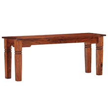 vidaXL - Panca in legno di acacia massiccio, 110 cm
