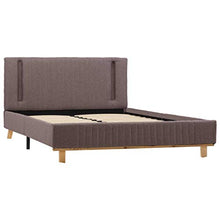 SKM Giroletto con LED Grigio Talpa in Tessuto 120x200 cm (24.5kg)