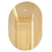 MMWYC Specchio Ovale for Bagno Specchio a Parete Specchio Senza Cornice Specchio a Parete for lavabo Specchio for Bagno