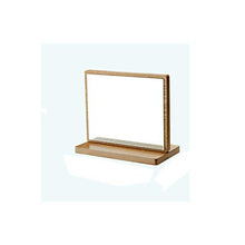 GAOLE Specchio da Trucco per Il Desktop Specchio in Legno per Specchio da Bagno Specchio in Legno Europeo Il Materiale è in Legno + Vetro