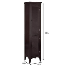 Versanora ELG-598 Mobile da Bagno, MDF, Marrone