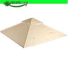 fregarten.de - Tetto di ricambio per gazebo 3 x 3 m, impermeabile, materiale: PVC Panama Soft 370 g/m² extra forte, modello 6
