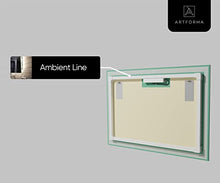 FORAM Personalizza Controluce LED Specchio - su Misura - con Interruttore e Accessori Caldo - Freddo Bianco L58