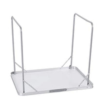 AWJ Tavolo Pieghevole con Maniglia per Il Trasporto Facile da Pulire e Piegare, Adatto per Giardino, Feste, Barbecue, Portatile, Risparmio di Spazio, Leggero, Durevole