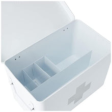 Zeller 18119 Scatola per Medicinali, Metallo, Bianco, 32x19.5x20 cm
