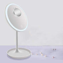 Bxiaoyan Specchio cosmetico Multi-funzione LED Protezione Ambientale Migliorata ABS Materiale Specchio for Il Trucco Intelligente Interruttore Tattile 5 Volte Lente Di Ingrandimento Cremagliera Funzio