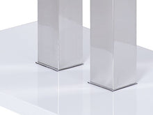Inter Link Lafayette Tavolo Bar, Legno, Bianco, 80 x 120 x 110 cm