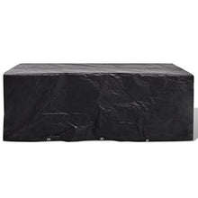 E E-NICES Coperture Arredi Giardino 2pz Polyrattan 10 Occhielli 229x113cm