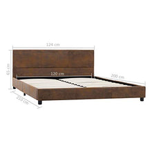 SKM Giroletto Marrone in Similpelle Scamosciata 120x200 cm (23.85kg)