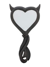 Alchemy Devil Heart Specchio Nero 16x27cm