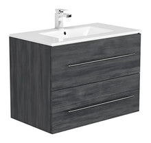 Set di mobili da bagno OPTIMO 80cm (6 pezzi) grigio grafite