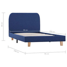 SKM Giroletto Blu in Tessuto 90x200 cm (20.35kg)