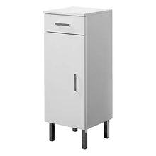 ODESSA Base 30 - Mobile Base Bagno. 1 Anta + 1 Cassetto - Colore a Scelta. (Bianco Effetto Lucido)