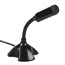 HelloCreate Mini Condensatore USB 2.0 Microfono Flessibile Desktop Stand Mic per PC Laptop