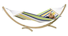 Amazonas Hammock AZ-6010110 Star Set con Amaca Tonga Kolibri, Verde, 358x105x113 cm