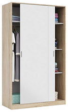 CAPALDO KIT ARMADIO 2A SCORREVOLI CM.120X50X200H ROVERE/BIANCO