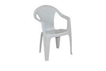 Azard - Sedia Bianca Impilabile Kora Schienale Basso Giardino Plastica Bar Pizzeria