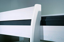 Inter Link Letto Castello in Pino Massiccio Verniciato, Bianco