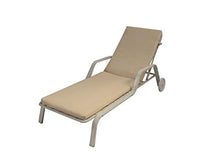 Maffei Art 731 Cuscino Dralon per Lettino, Sfoderabile Made in Italy. Colore Ecru. Pezzo Singolo