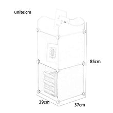 Comodino Multi-storage Design 2 Reticolo Salvaspazio Semplice Casa Moderna Camera Da Letto Creativo Armadio 39X37X85CM FANJIANI