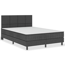 SKM Letto a Molle Grigio Scuro in Tessuto 180x200 cm (79.85kg)
