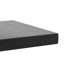 Festnight Base per Ombrelloni, Base per Parasole in Granito 30 kg Quadrata Nera