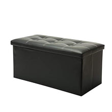 Sgabello pieghevole per divano, magazzino, sgabello per la casa, colore nero, dimensioni: 76 cm x 38 cm x 38 cm x 38 cm)