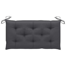 vidaXL Cuscino per Panca da Giardino Antracite 120x50x7 cm in Tessuto