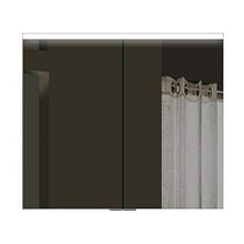 Lux-Aqua YDC80-70-Armadietto con Specchio, Alluminio, Argento, 80 x 70 cm