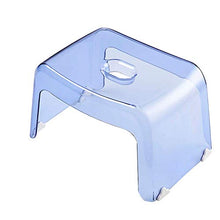 AJH Sgabello Basso Trasparente Multifunzione PP Bold Leisure Sgabello da Bagno Semplice Antiscivolo