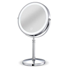 XIAOHUAHUA Riflessioni A Doppio Lato LED A LED Specchio per Trucco per Vanità, Ingrandimento 1X / 10X