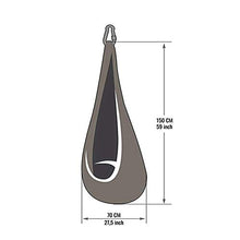 NUB Poltrona Sospesa per Bambini con Set di Sospensione Sacca Pensile con Cuscino per Interni Ed Esterni,Beige