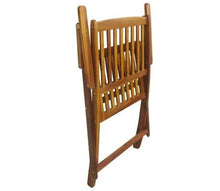 Cikonielf Set da Pranzo Pieghevole da 7 Pezzi in Legno massello di Acacia