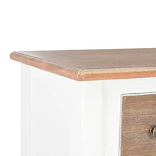 vidaXL Credenza Elegante Carattere Rustico Solida Raffinata Pulizia Facile Classica Madia Buffet Mobiletto Armadio Bianco Legno Massello