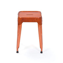 Links - Urban A21 - Set 4 sgabelli. Dim: 35x35x45 h cm. Col: Marrone. Mat: Metallo.