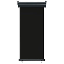 vidaXL - Tenda da sole laterale per balcone, 80 × 250 cm, colore: Nero