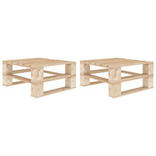 FAMIROSA Tavoli da Giardino in Pallet 2 pz in Legno-9331